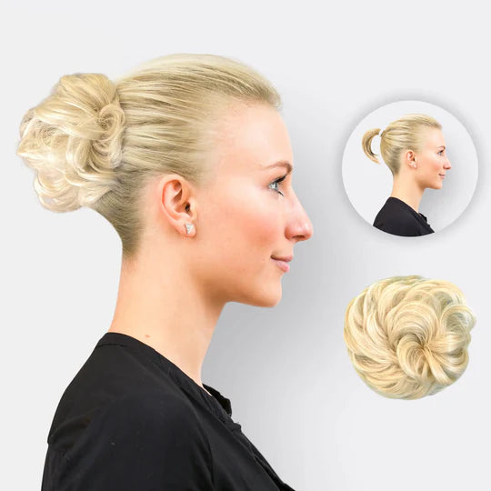 Scrunchie med Löshår