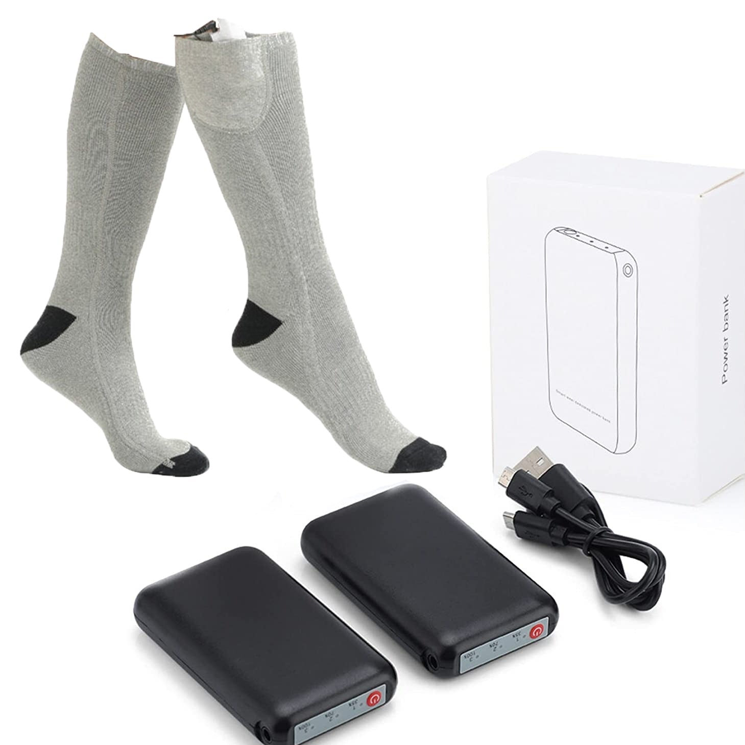 Värmesockor - Sockor med inbyggd värme. Aldrig mer kalla fötter!